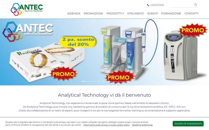 Screenshot of antec.it