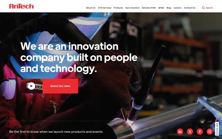 Screenshot of antech.co.uk