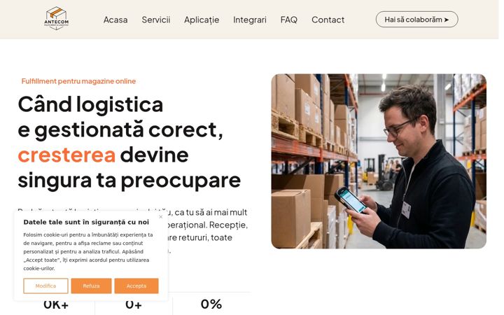 Screenshot of antecom.ro