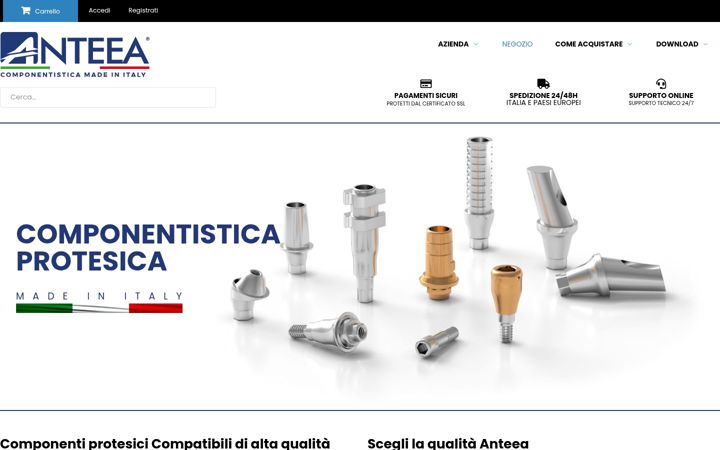 Screenshot of anteea.com