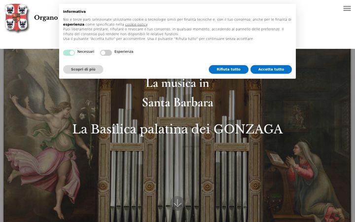 Screenshot of antegnatisantabarbara.it