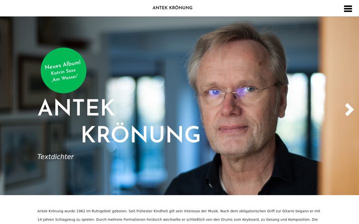 Screenshot of antek-kroenung.de