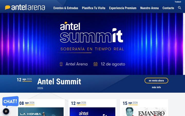 Screenshot of antelarena.com.uy