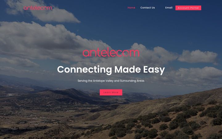Screenshot ta' antelecom.net