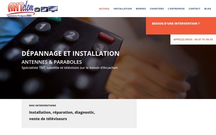 Screenshot of antelem.com