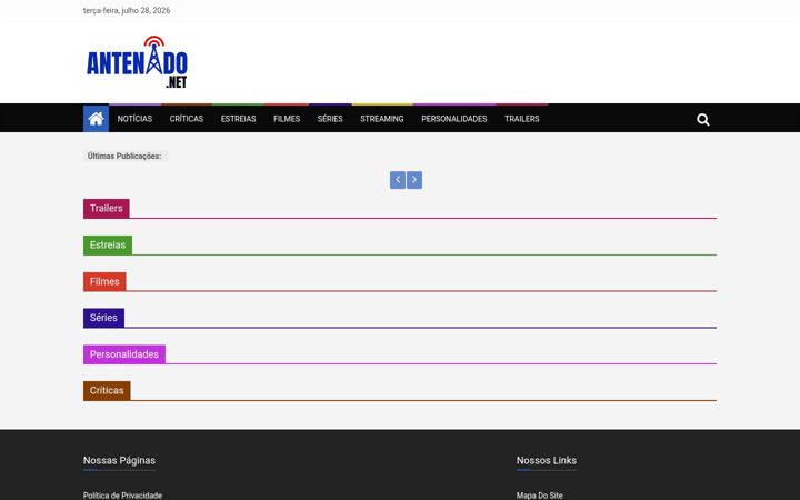 Screenshot of antenado.net