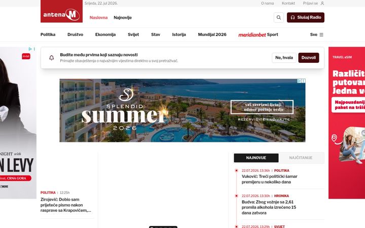 Screenshot of antenam.net