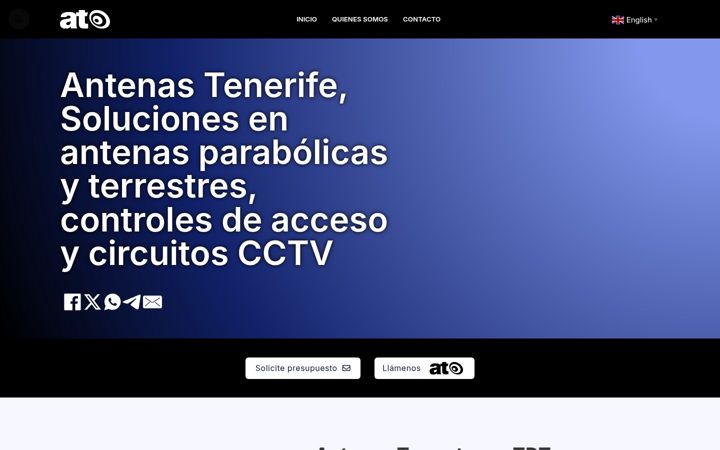 Screenshot of antenastenerife.es