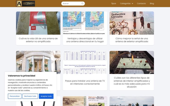 Screenshot ta' antenasul.net