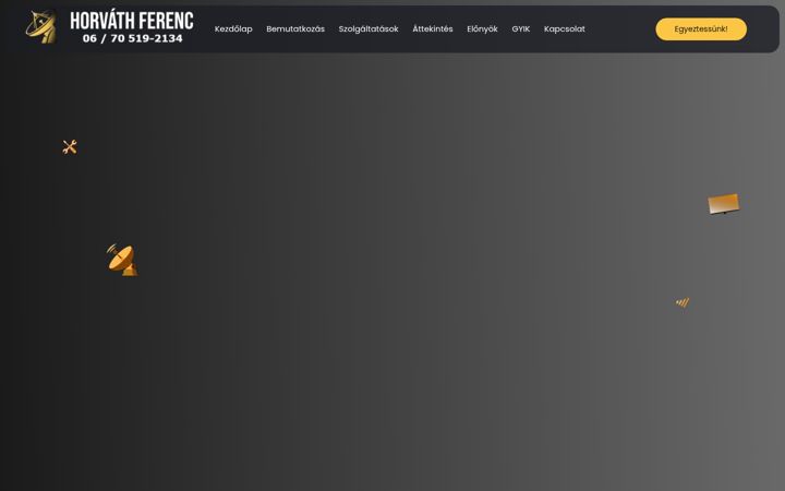Screenshot of antenna-szerelo.hu