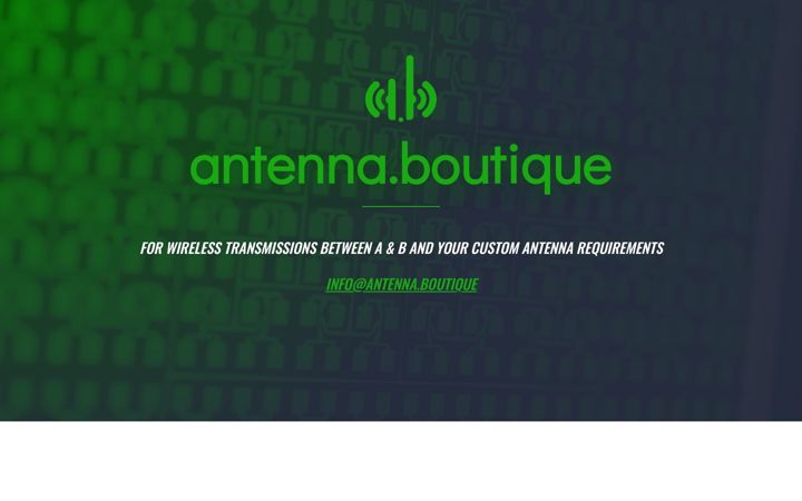 Screenshot of antenna.boutique