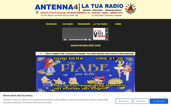 Screenshot of antenna4.eu