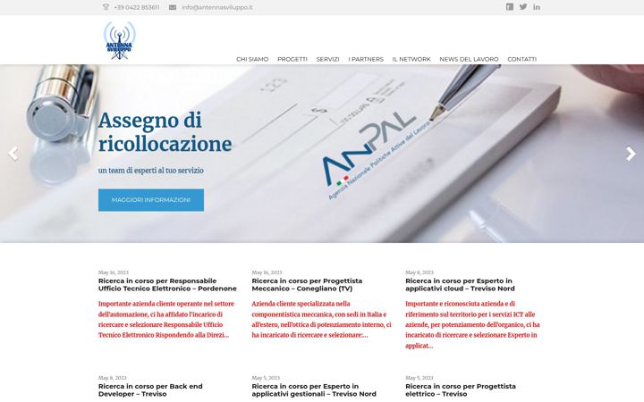 Screenshot di antennasviluppo.it