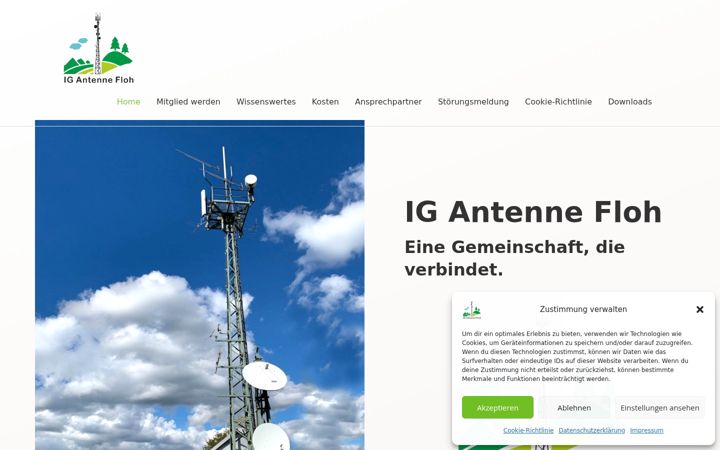 Screenshot of antenne-floh.de