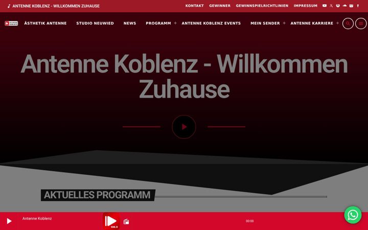 Screenshot of antenne-koblenz.de