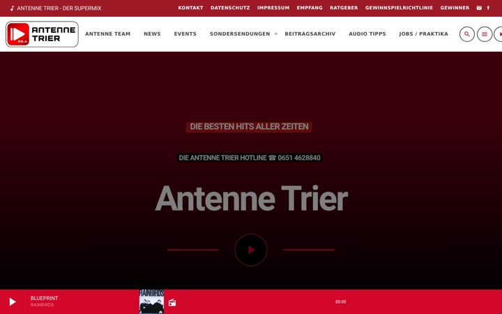 Screenshot of antenne-trier.com