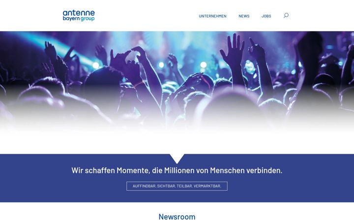 Screenshot of antenne.group
