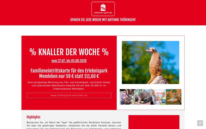 Screenshot of antennespart.de