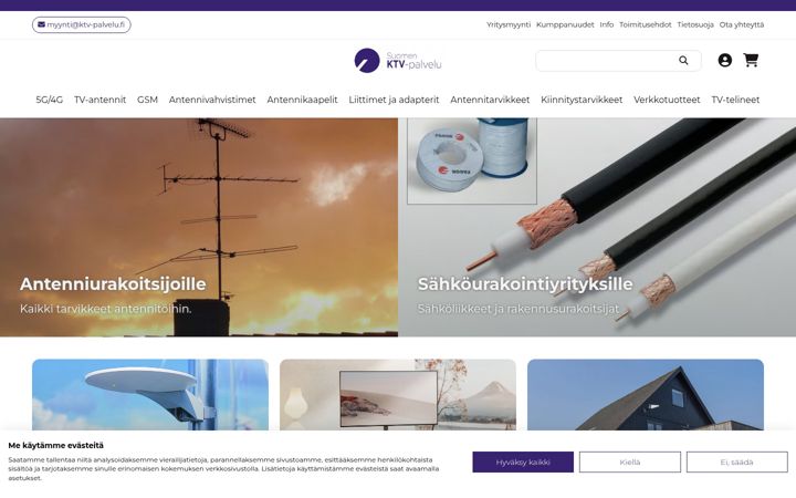 Screenshot of antenniasennusturku.fi