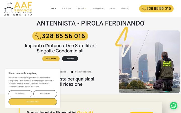 Screenshot di antennista.info