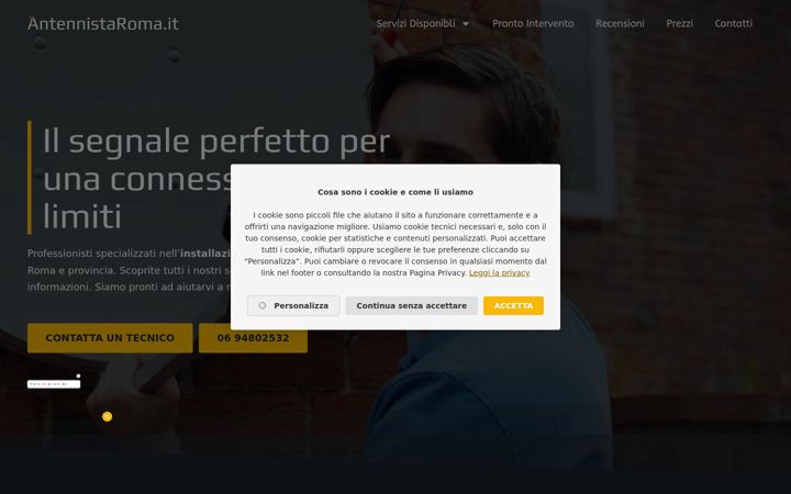 Screenshot di antennistaroma.it