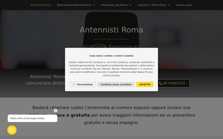 Screenshot di antennisti.roma.it