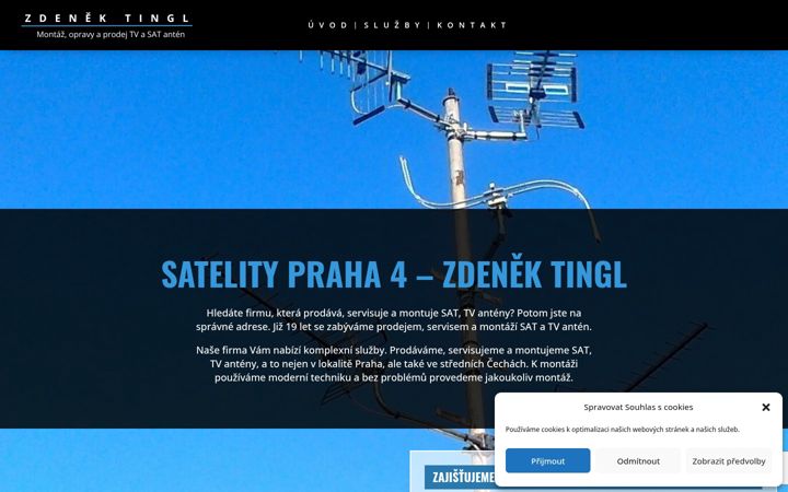 Screenshot of anteny-tingl.cz