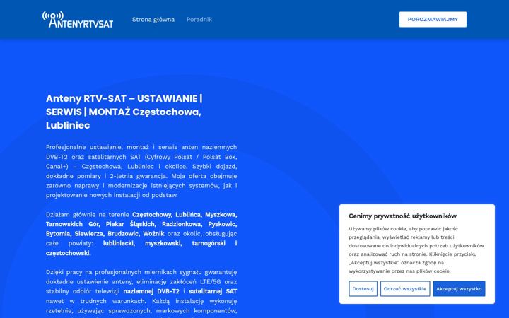 Screenshot di antenyrtvsat.pl