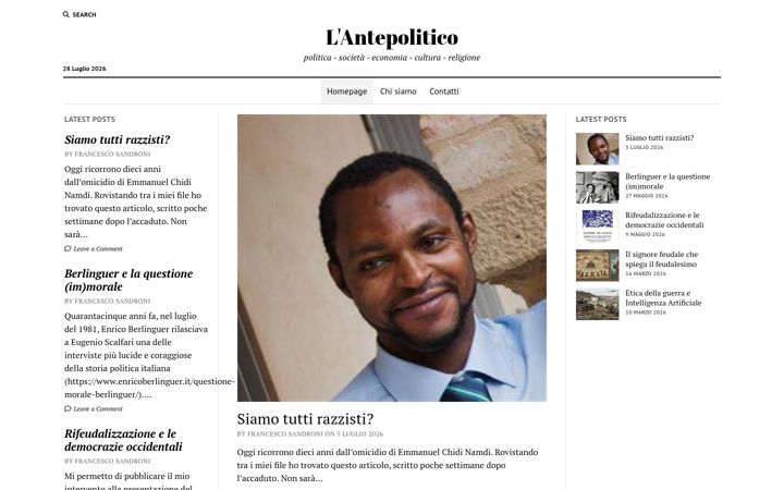 Screenshot of antepolitico.it
