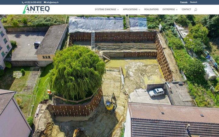 Screenshot of anteq.ch