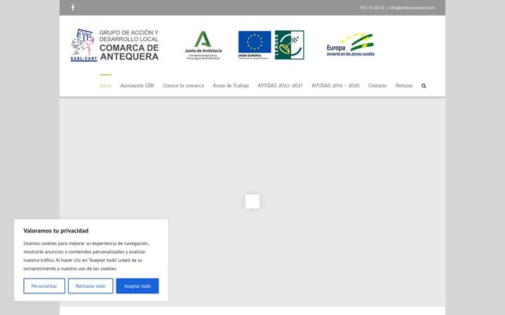Screenshot ta' antequeracom.com