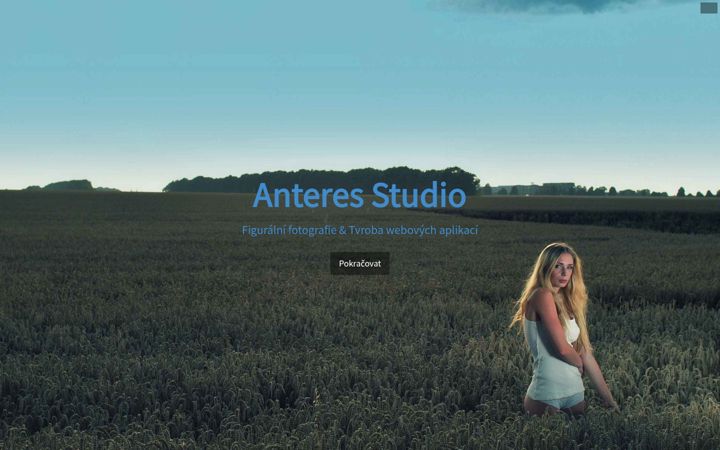 Screenshot του anteres.cz