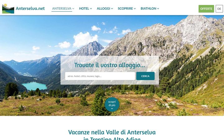 Screenshot of anterselva.net