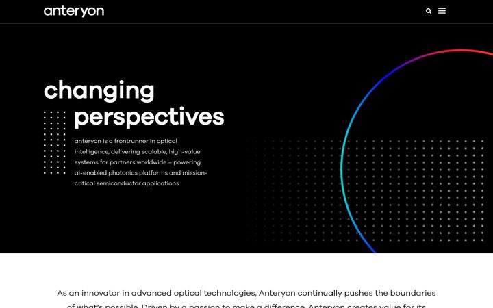 Screenshot von anteryon.com