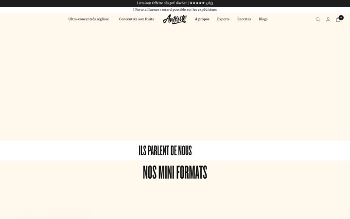 Screenshot of antesite.com
