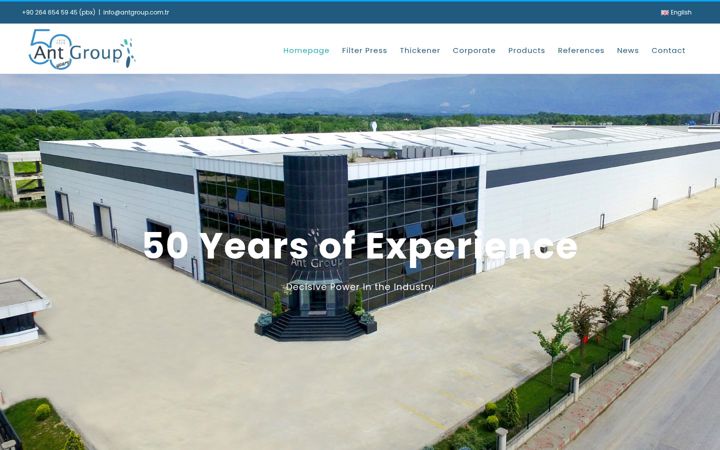 Screenshot ta' antgroup.com.tr