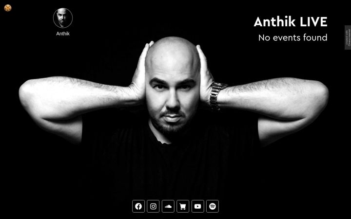 Screenshot of anthik.com