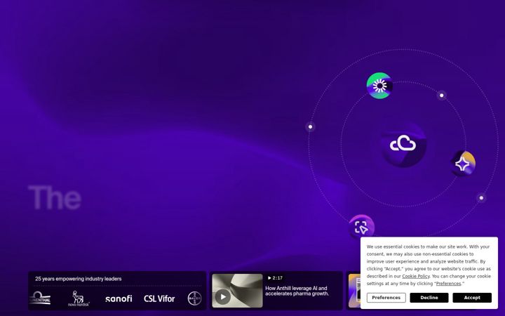 Screenshot of anthillagency.com