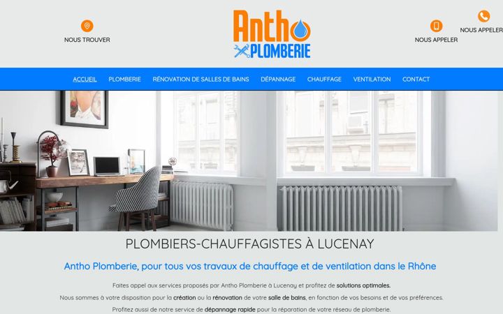 Screenshot of antho-plomberie.fr