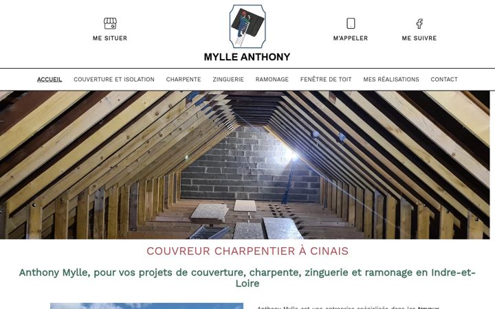 Screenshot of anthony-mylle.fr