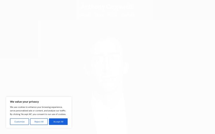 Screenshot of anthonycapparelli.com