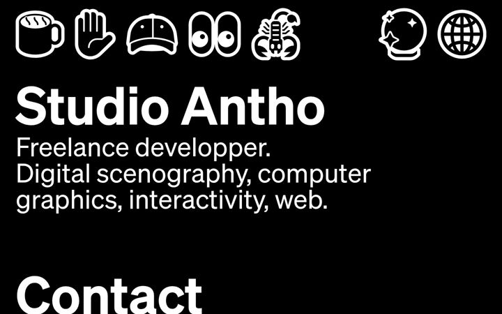 Screenshot of anthonycouret.com