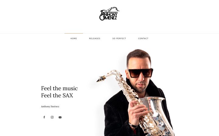 Screenshot of anthonyjimenez.com