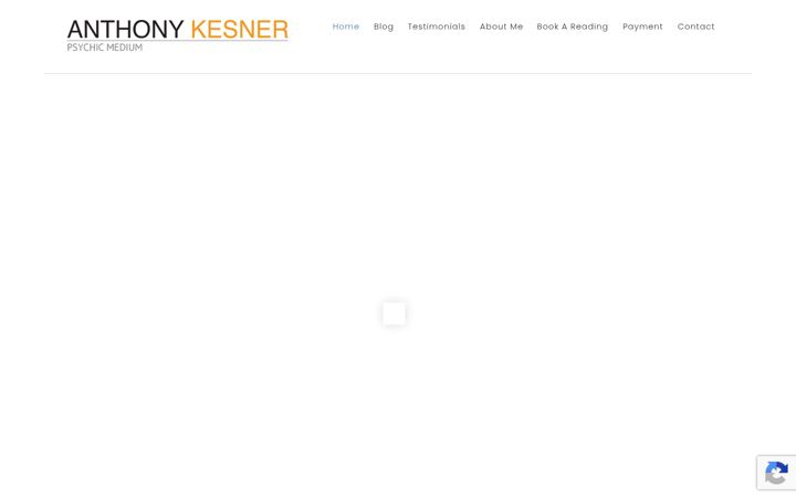 Screenshot van anthonykesner.com