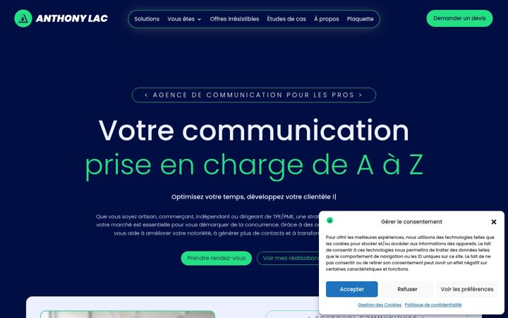 Screenshot van anthonylac.com