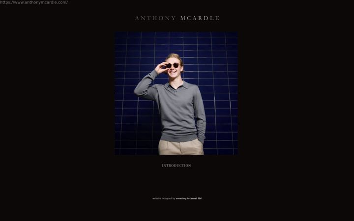 Screenshot of anthonymcardle.com