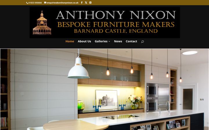 Screenshot of anthonynixon.co.uk