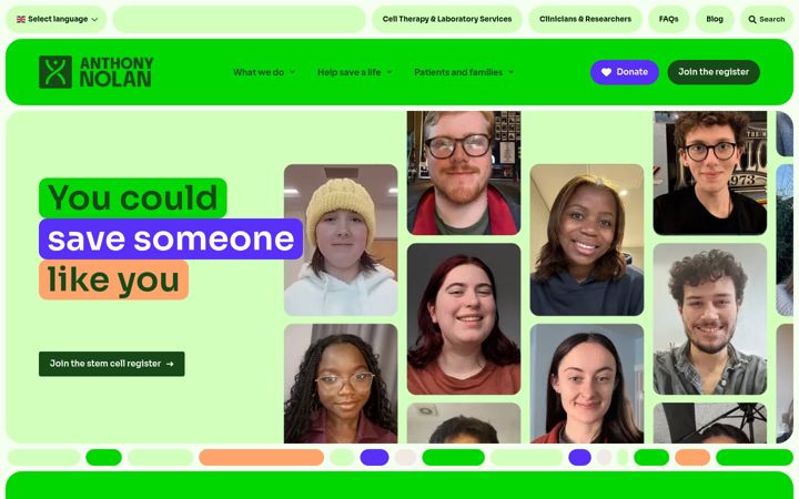 Screenshot of anthonynolan.org