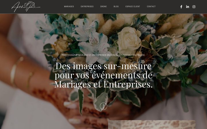 Screenshot von anthonypare.fr