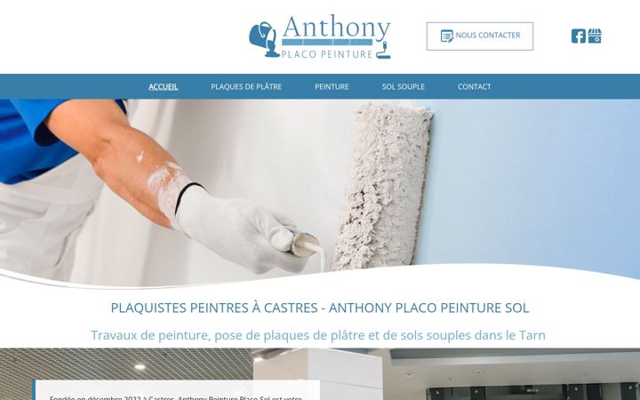 Screenshot of anthonyplacopeinture.fr